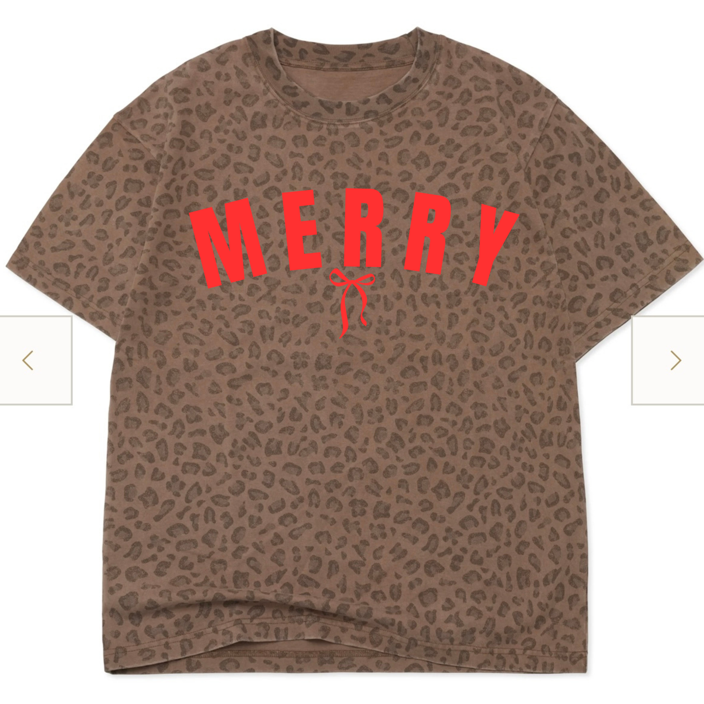 Merry 3D Puff Oversized Tee