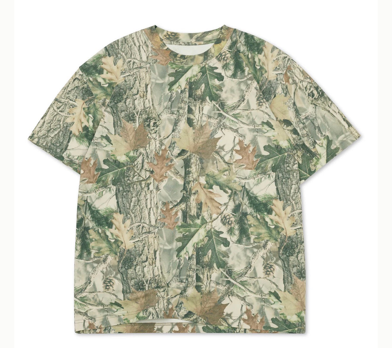 Oversized Vintage Camo Wood Tee