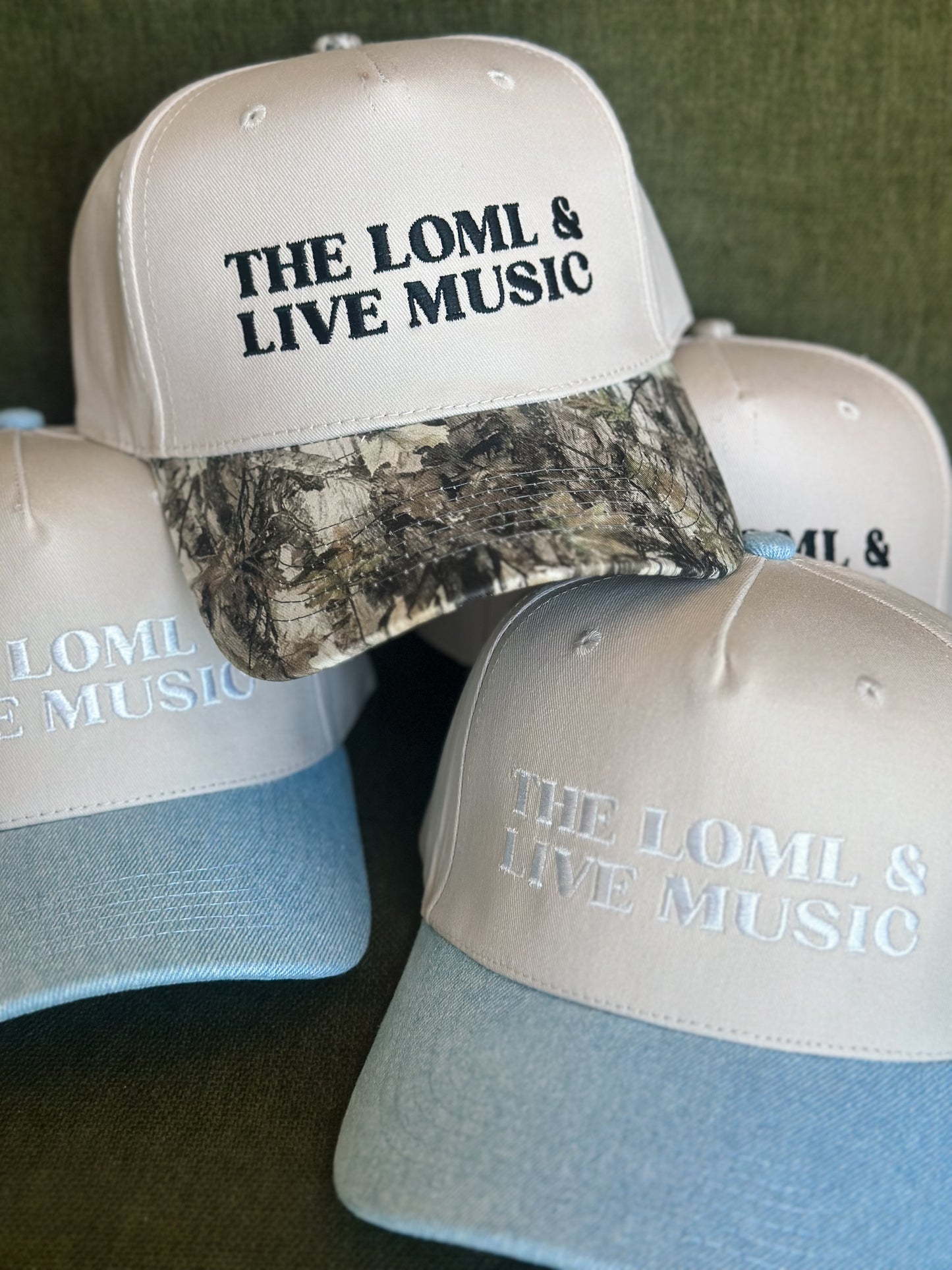 The LOML & Live Music Embroidered Hat