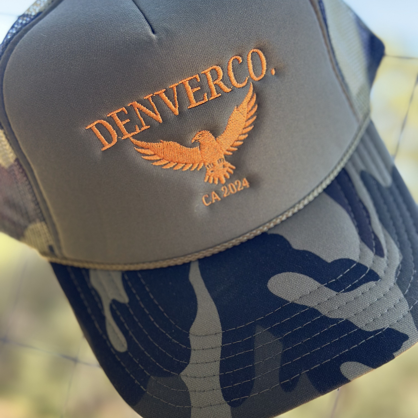 DENVERCO. Eagle Embroidered Trucker Hat