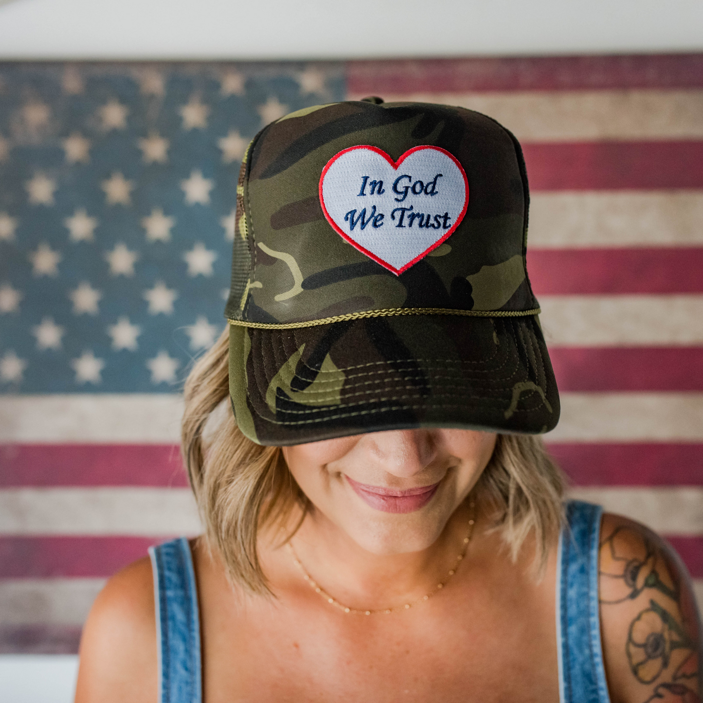 In God We Trust Patch Hat