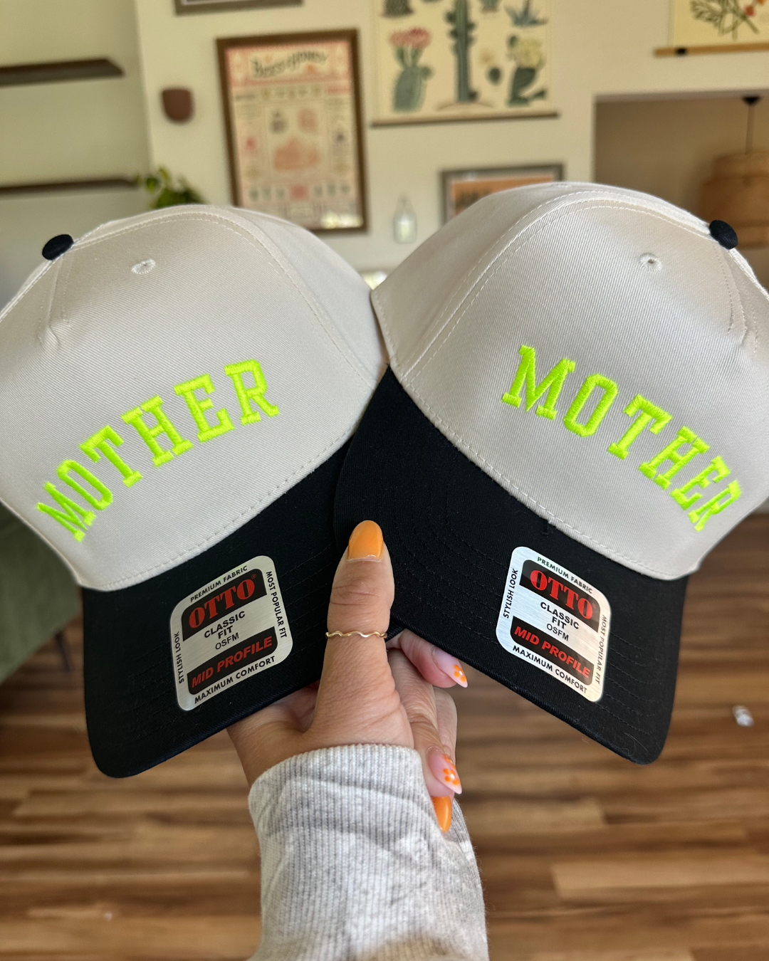 Neon Mother Embroidered Hat