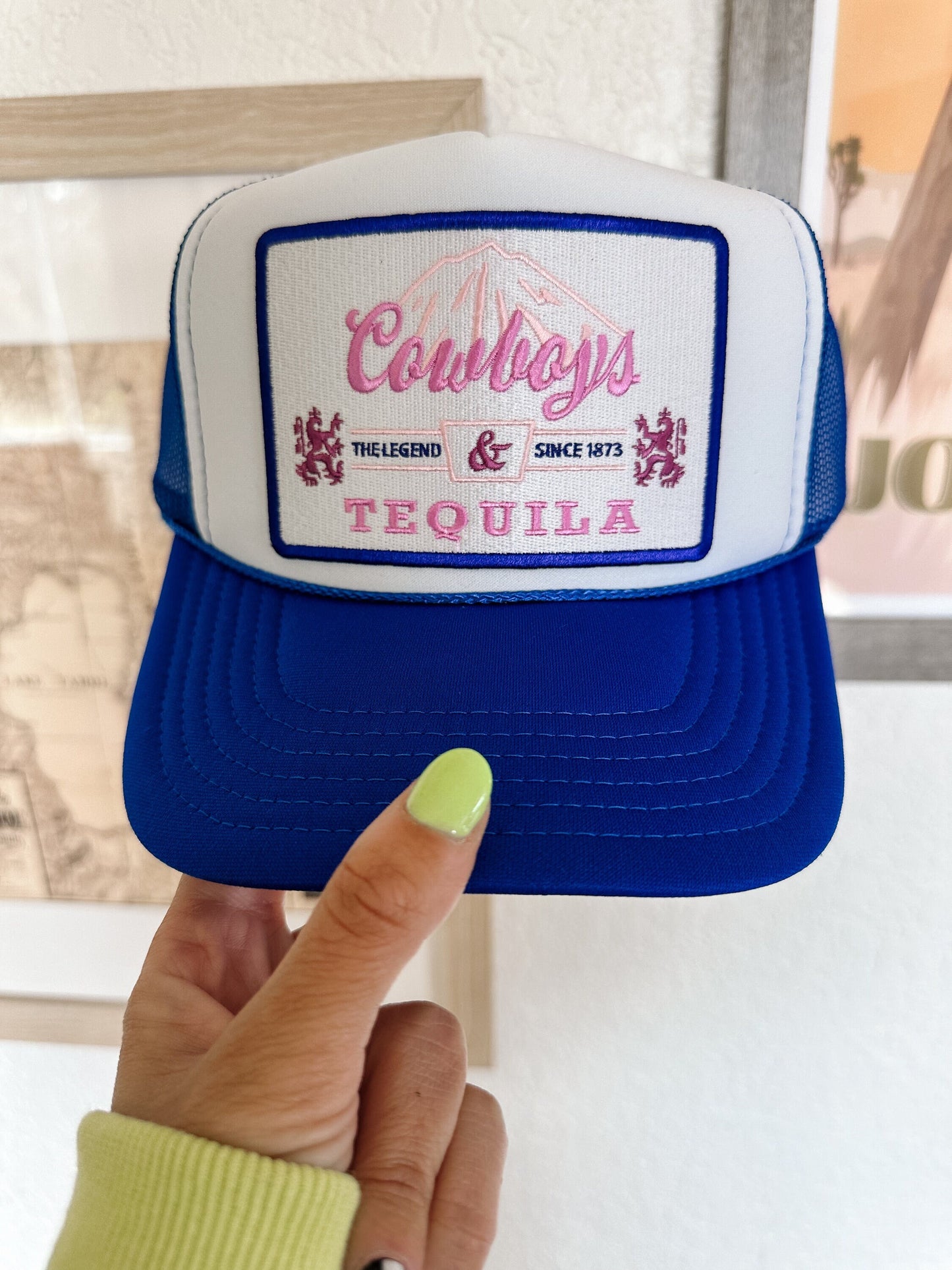 Cowboys & Tequila Foam Trucker Hat