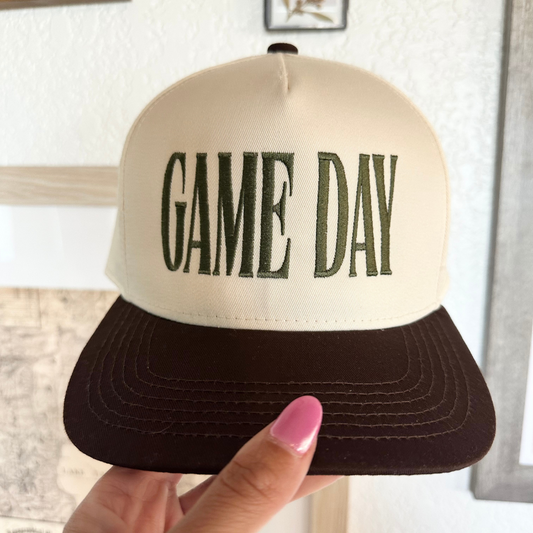 Game Day Embroidered Hat