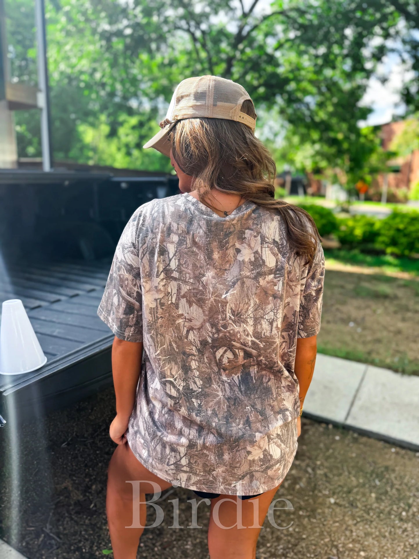 Dark Camo Oversized Tee