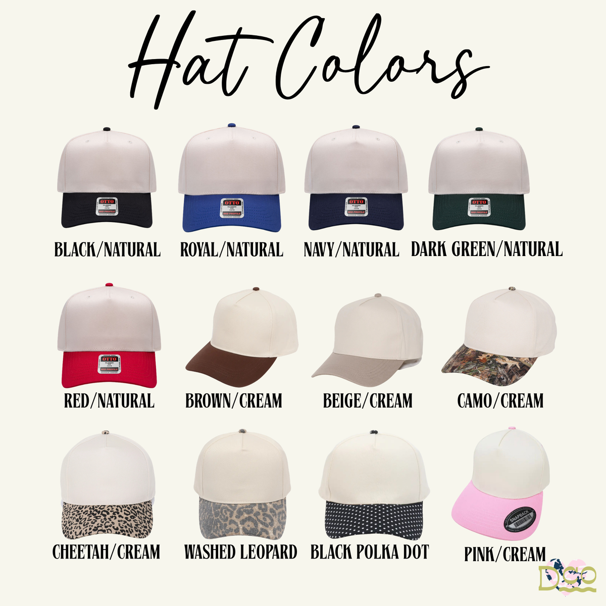 Dog Embroidered Custom Hat