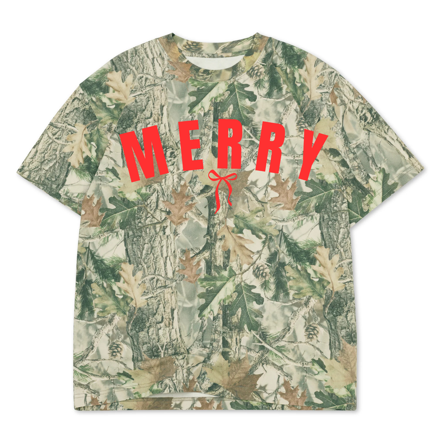 Merry 3D Puff Oversized Tee