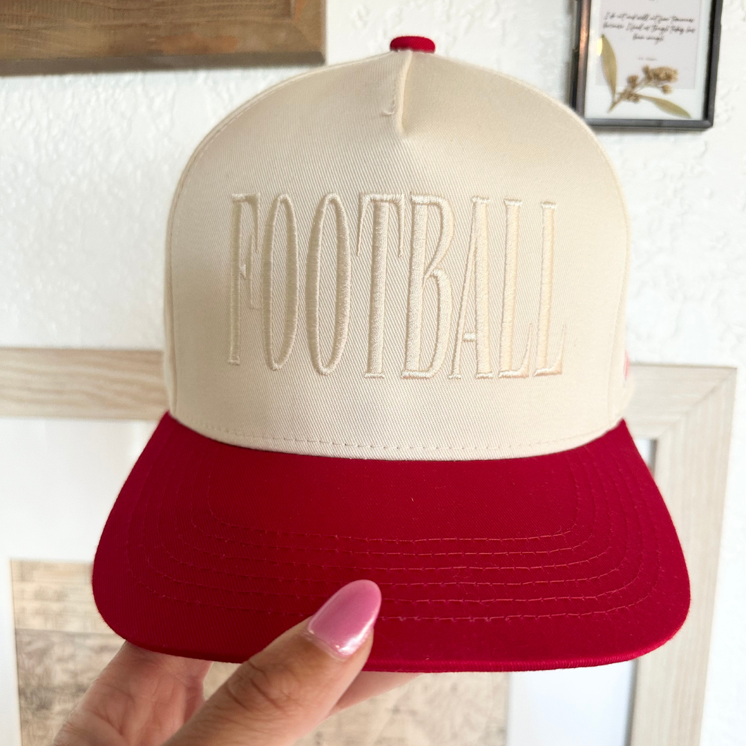 Football Embroidered Hat