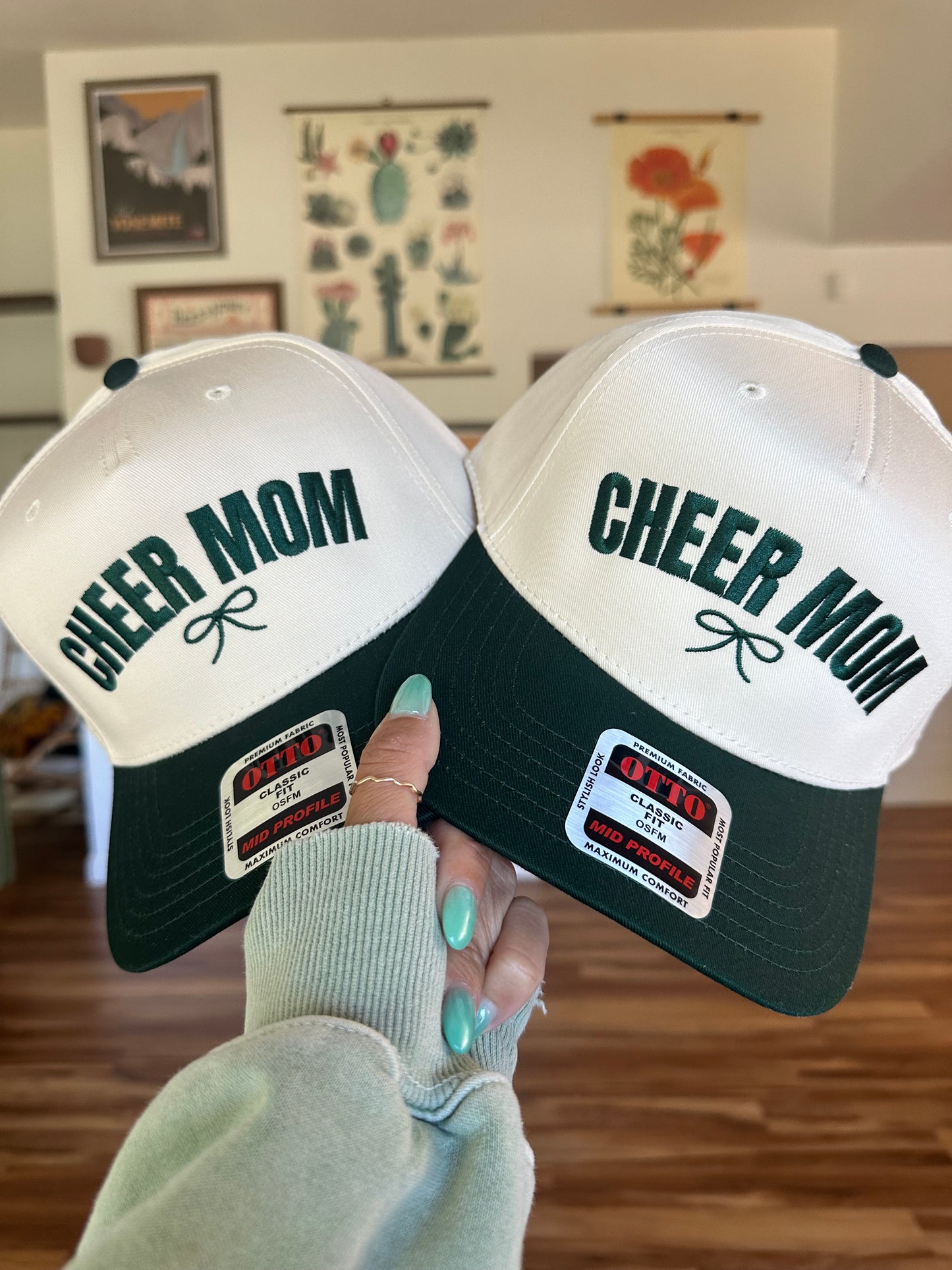 Cheer Mom Bow Hat