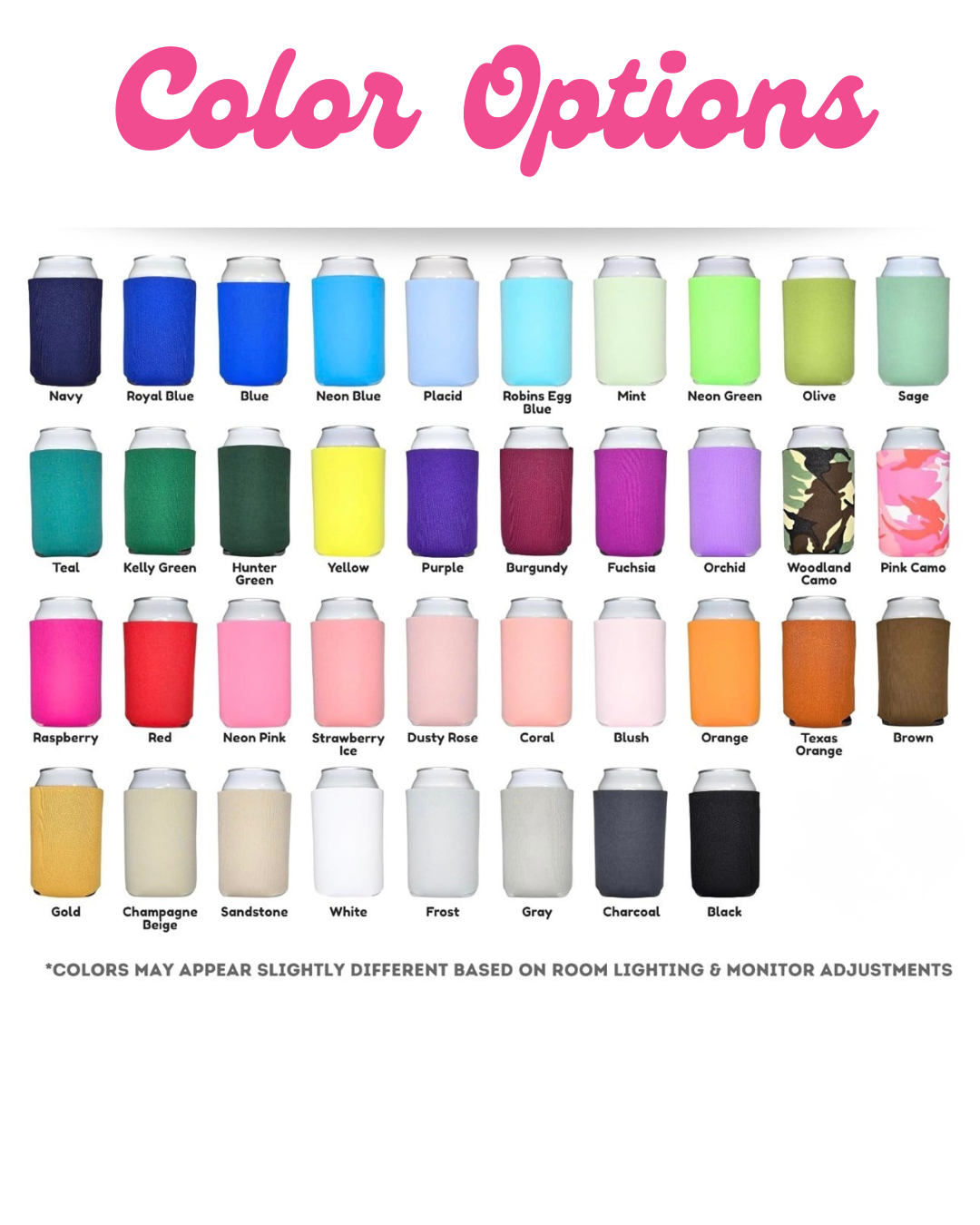 Custom Can Coolers