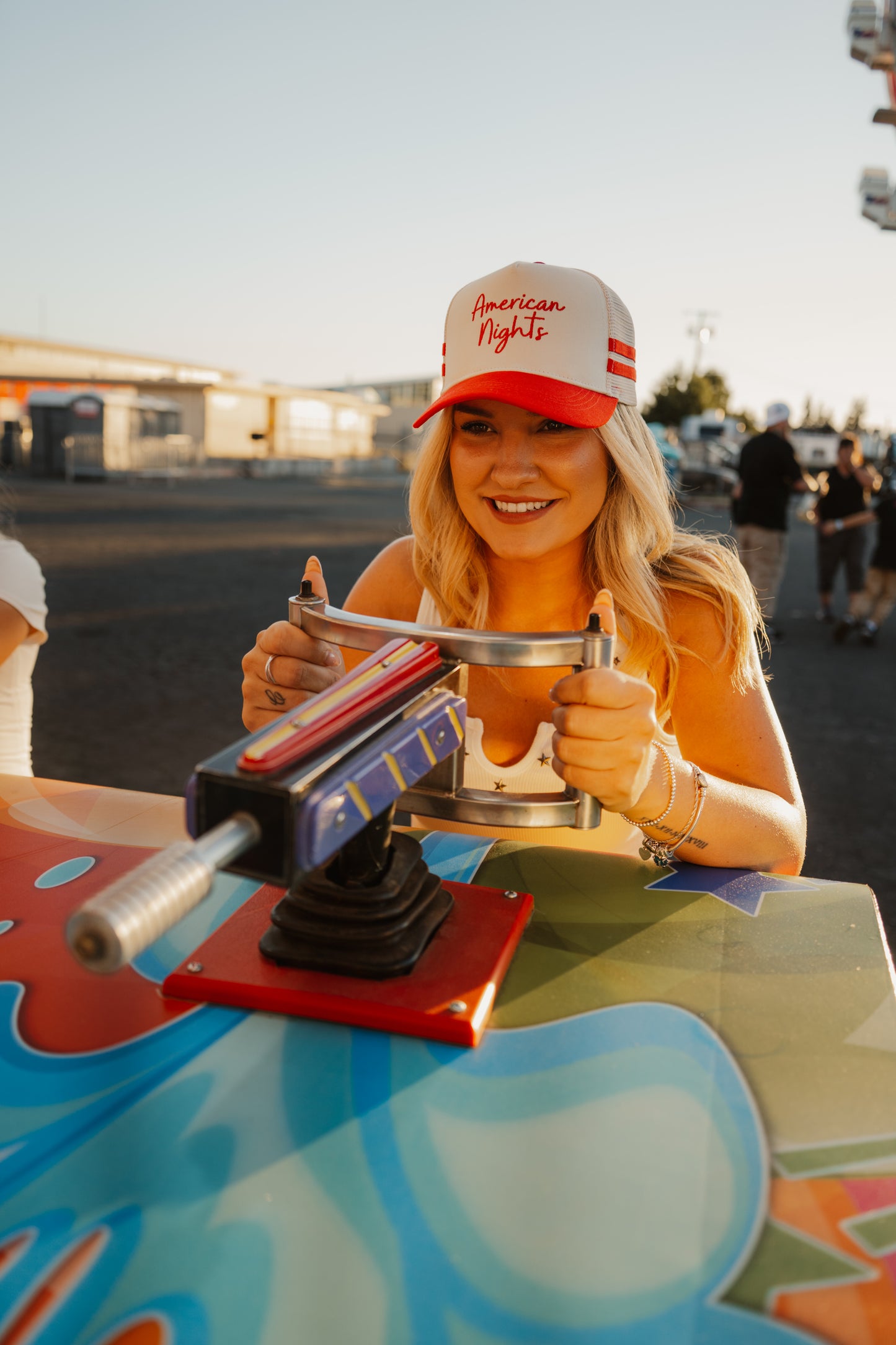 American Nights Embroidered Hat
