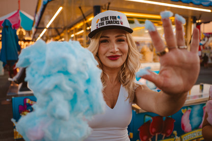 Here For The Snacks Embroidered Hat