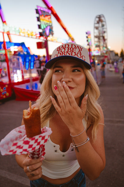 Bad Day To Be A Corndog Embroidered Hat