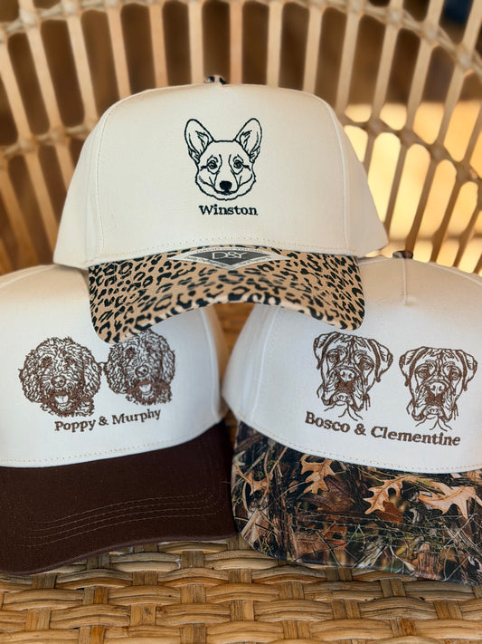 Dog Embroidered Custom Hat