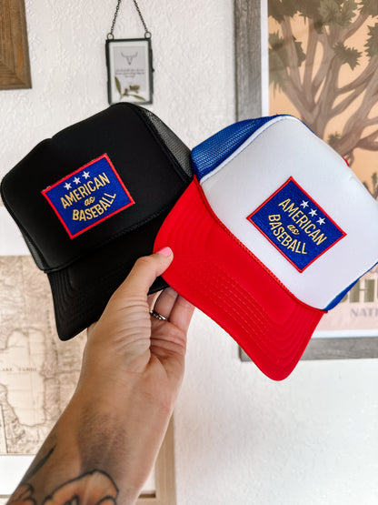 American As Baseball Patch Hat