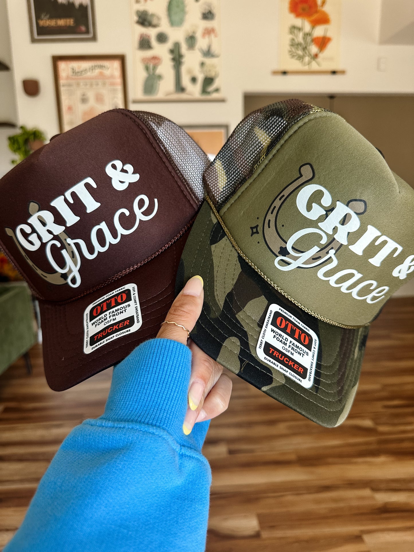 Grit & Grace Foam Trucker Hat
