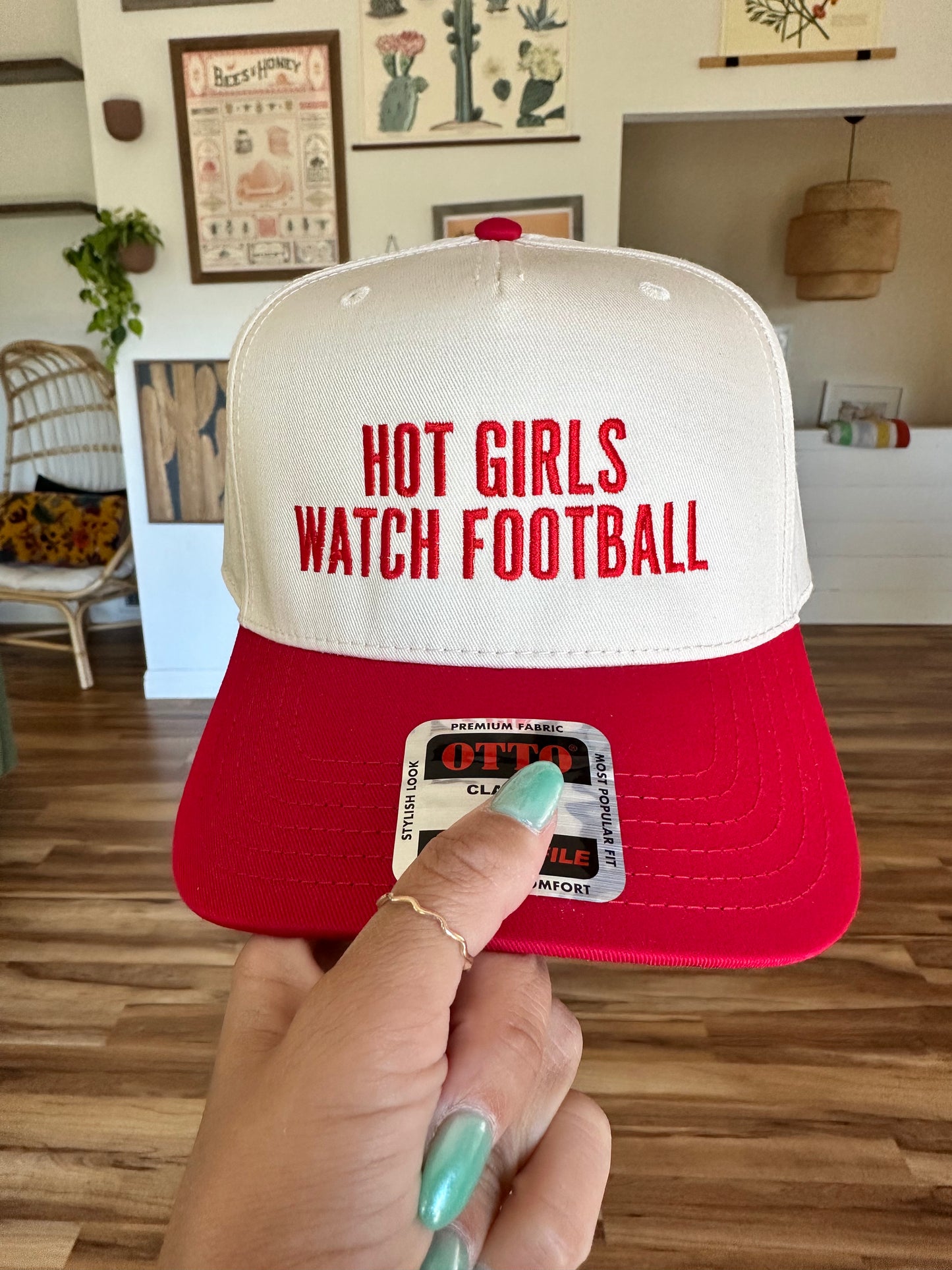 Hot Girls Watch Football Hat