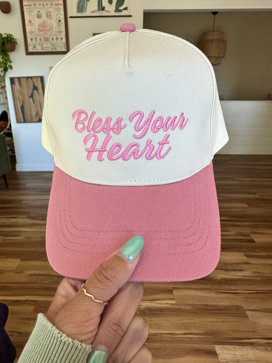 Bless Your Heart Embroidered Hat