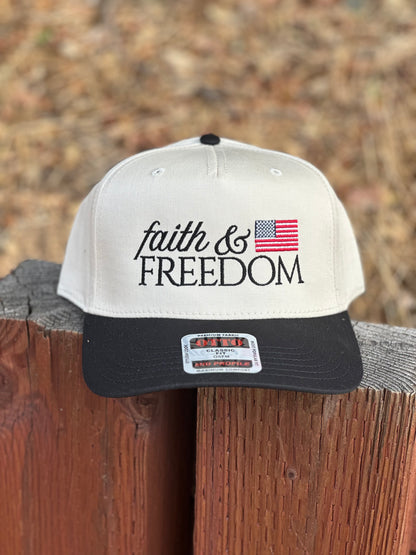 Faith & Freedom Embroidered Hat
