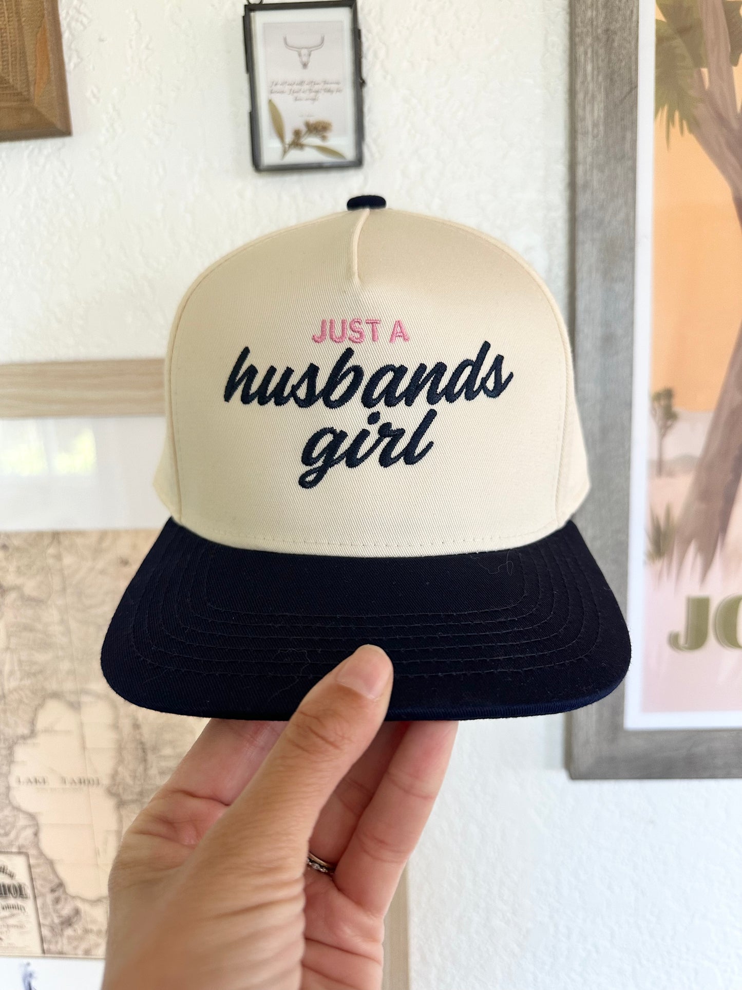 Husbands Girl Embroidered Hat