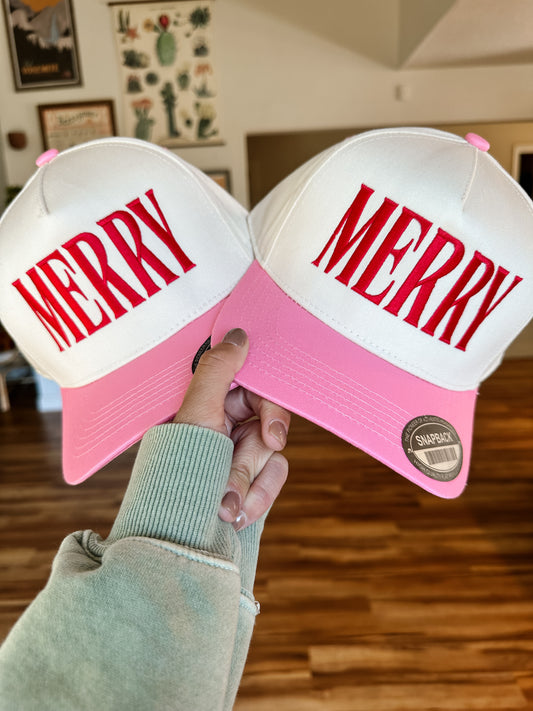 Merry Embroidered Hat