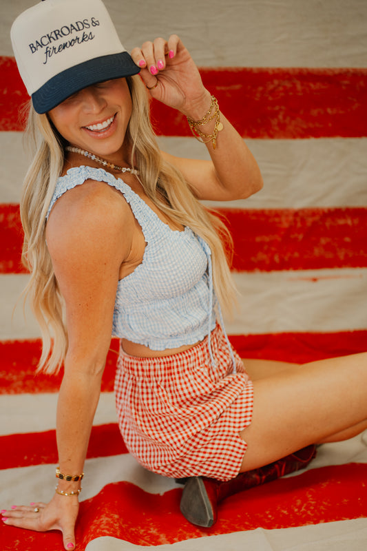 Backroads & Fireworks Embroidered Hat