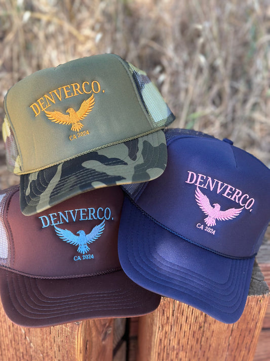 DENVERCO. Eagle Embroidered Trucker Hat