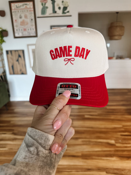 Gameday Bow Embroidered Hat