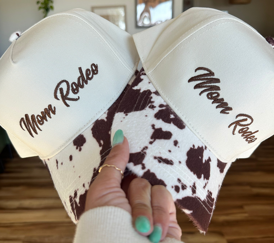 Mom Rodeo Animal Print Hat