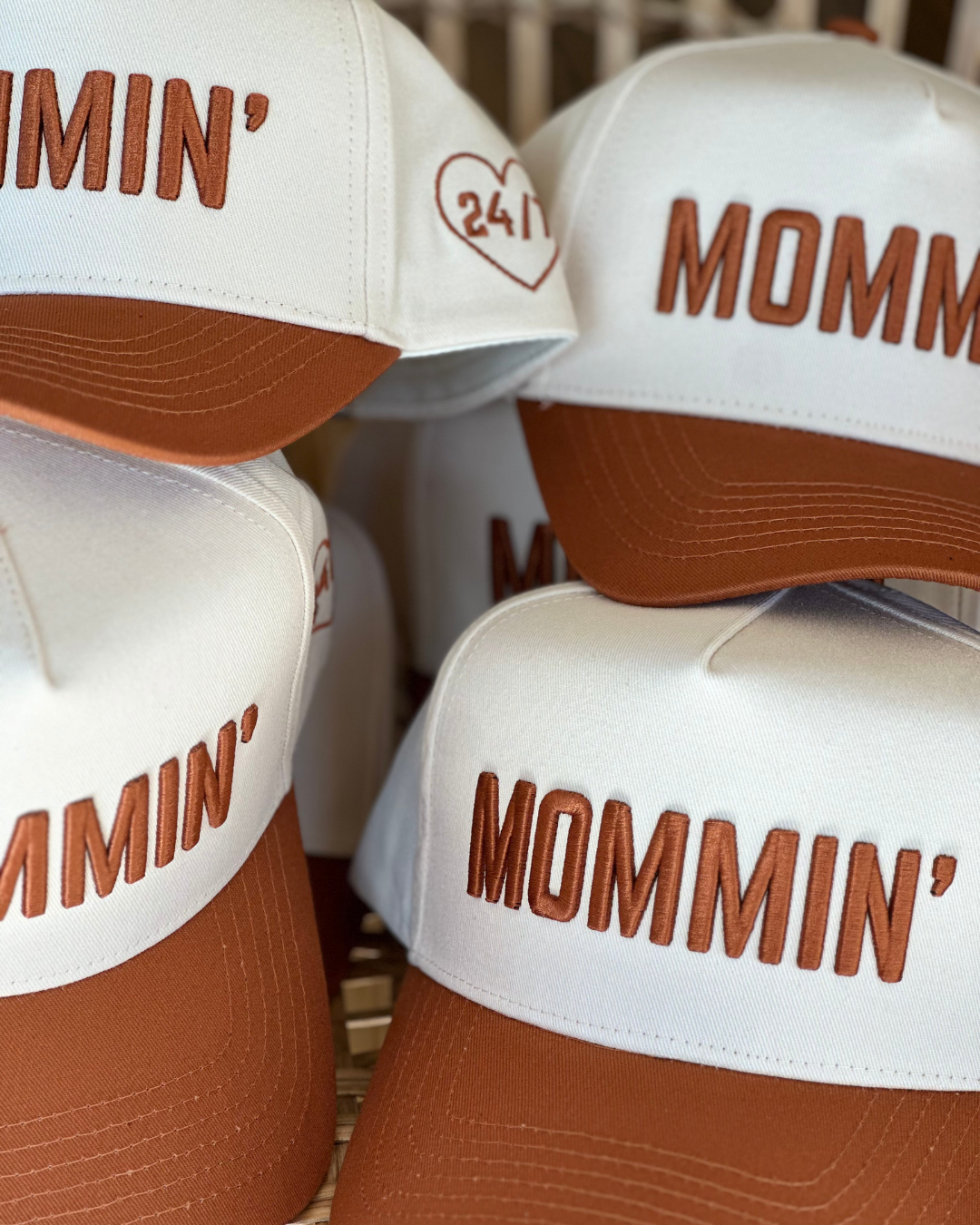 Mommin' 3D Puff Embroidered Hat